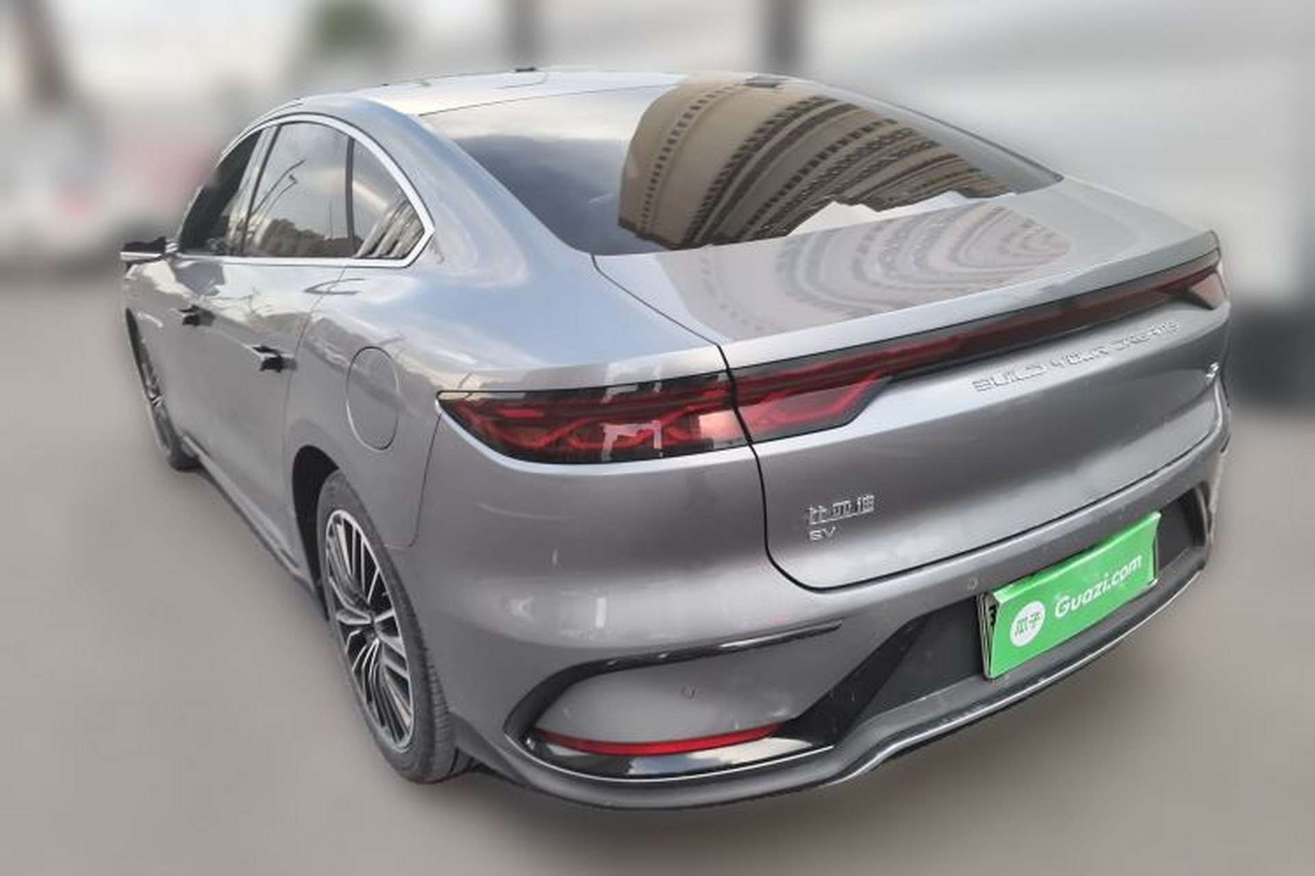 Used BYD Han 2022 DM-i 121KM Prestige Model Rear Left 45 Deg
