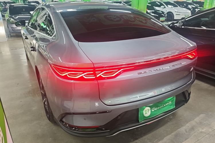 Used BYD Han 2022 EV Genesis Edition 715KM Front-Wheel-Drive Prestige Model Rear Left 45 Deg