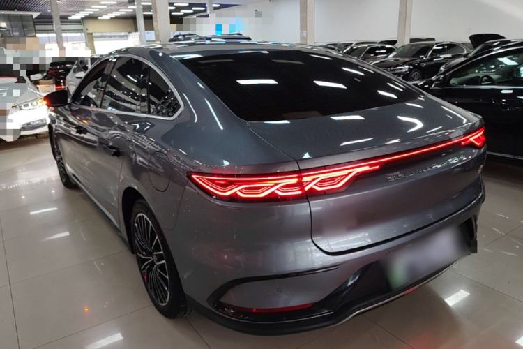 Used BYD Han 2022 DM-i 121KM Luxury Model Rear Left 45 Deg