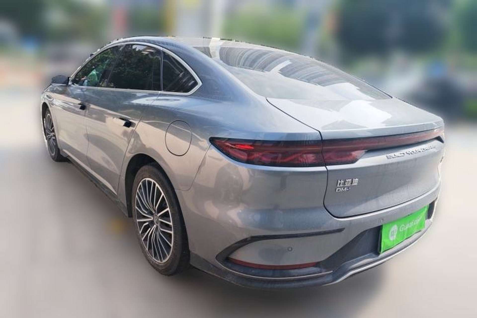 Used BYD Han 2022 DM-i 121KM Luxury Model Rear Left 45 Deg