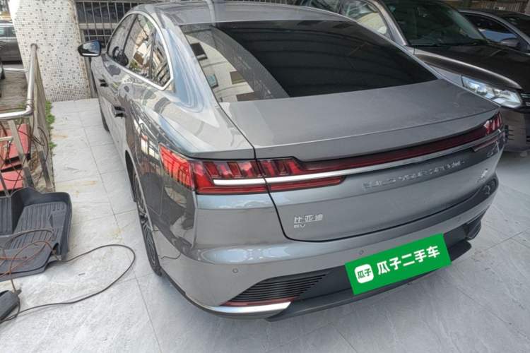 Used BYD Han 2022 EV Genesis Edition 715KM Front-Wheel-Drive Prestige Model Rear Left 45 Deg