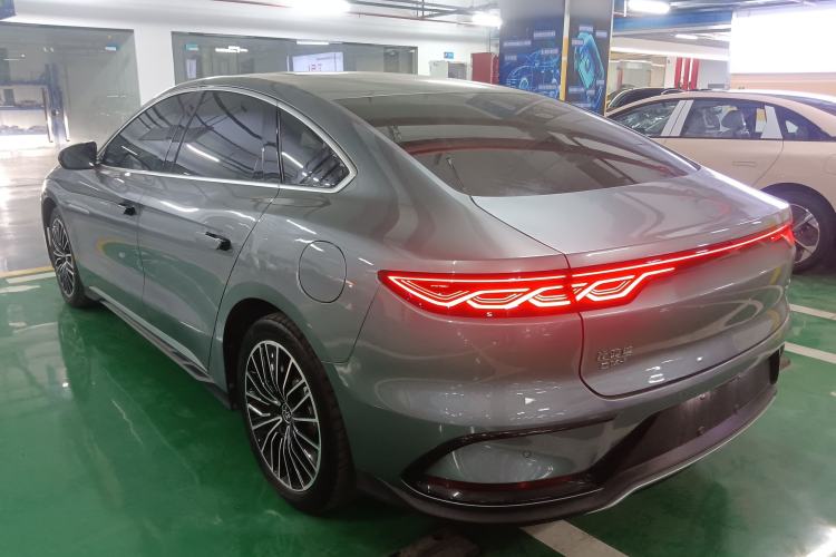 Used BYD Han 2022 DM-i 121KM Luxury Model Rear Left 45 Deg