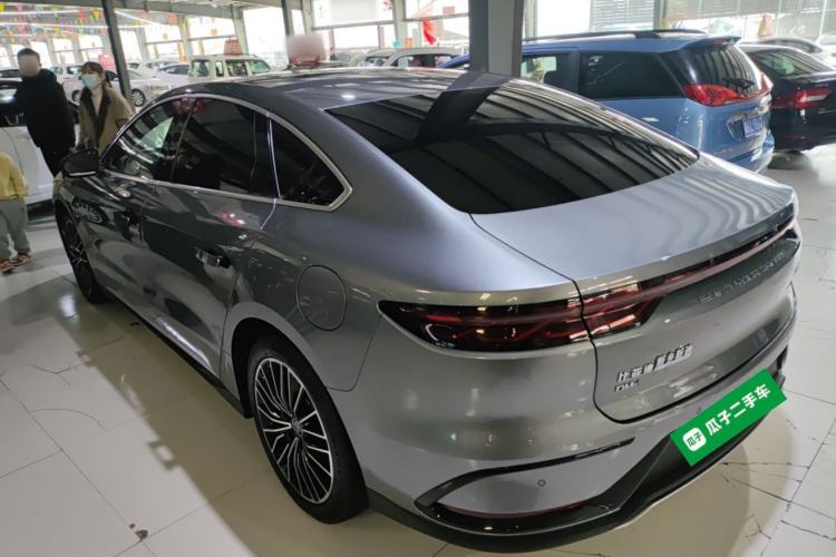 Used BYD Han 2022 DM-i 121KM Luxury Model Rear Left 45 Deg