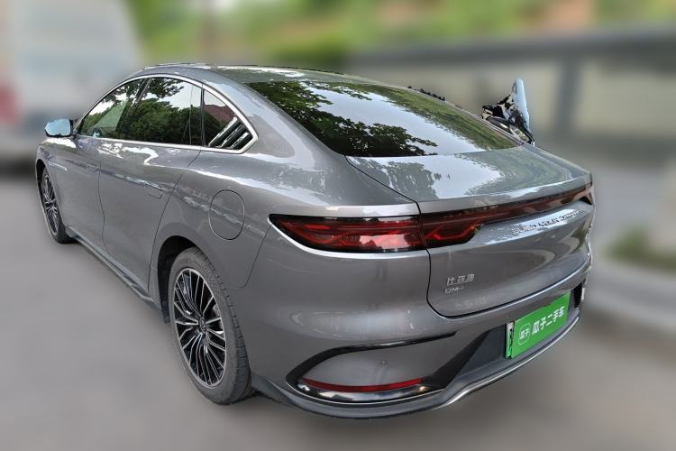Used BYD Han 2022 DM-i 121KM Luxury Model Rear Left 45 Deg