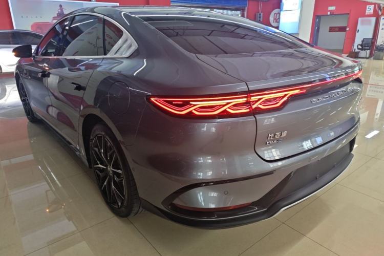 Used BYD Han 2022 DM-p 202km Four-Wheel Drive Flagship Model Rear Left 45 Deg