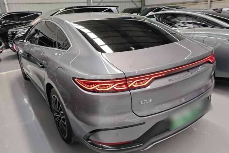 Used BYD Han 2022 DM-i 121KM Luxury Model Rear Left 45 Deg