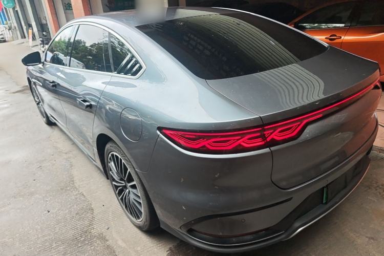 Used BYD Han 2022 DM-i 121KM Luxury Model Rear Left 45 Deg