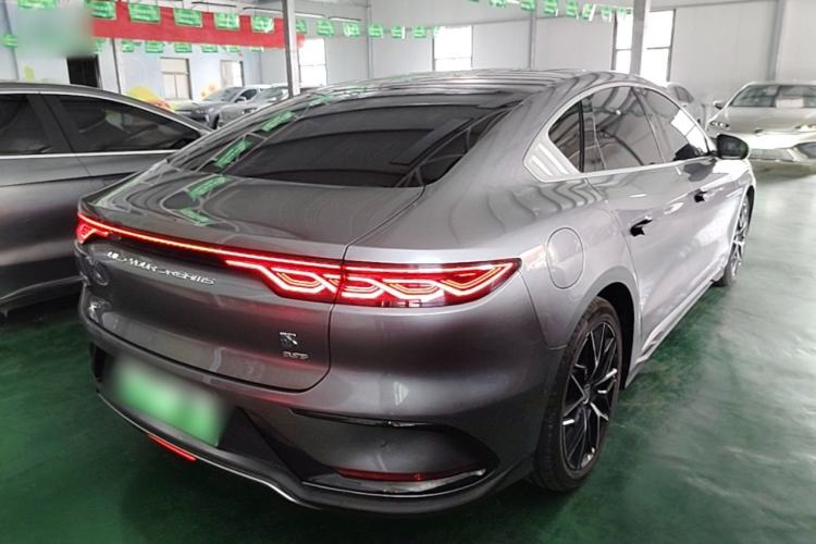 Used BYD Han 2022 EV Genesis Edition 610KM All-Wheel Drive Premium Model Rear Right 45 Deg
