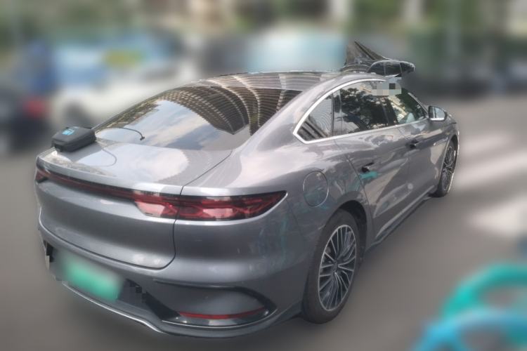 Used BYD Han 2022 DM-i 121KM Luxury Model Rear Right 45 Deg