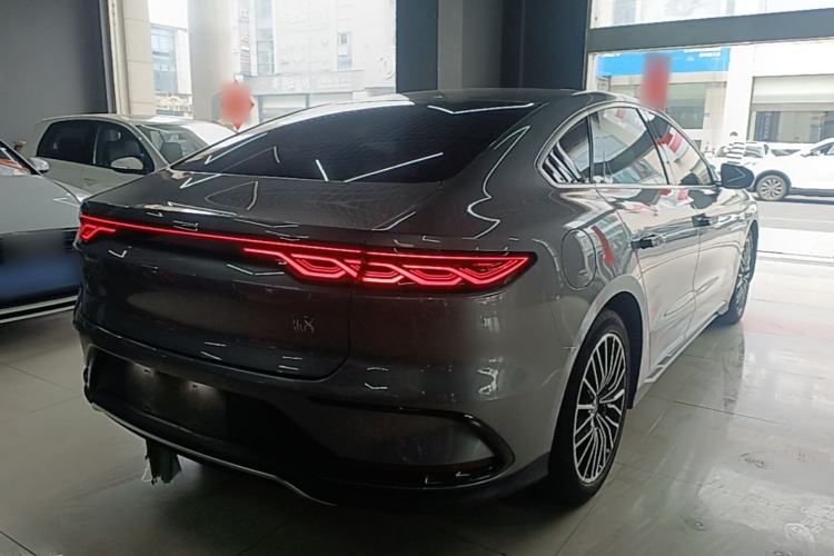 Used BYD Han 2022 DM-i 121KM Luxury Model Rear Right 45 Deg
