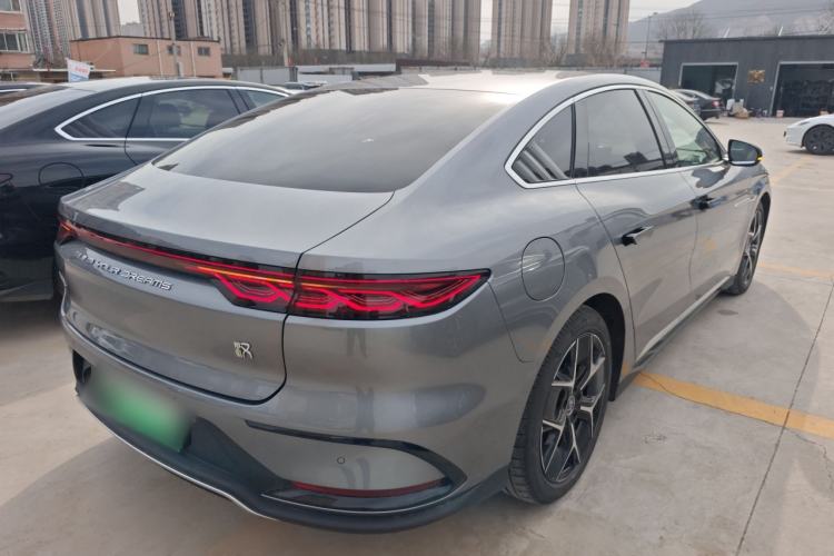Used BYD Han 2022 EV Genesis Edition 715KM Front-Wheel-Drive Prestige Model Rear Right 45 Deg