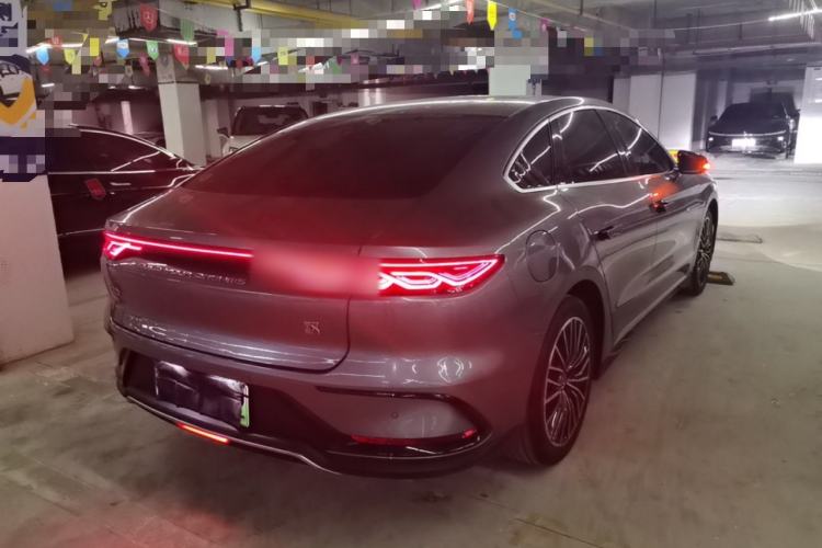Used BYD Han 2022 DM-i 121KM Luxury Model Rear Right 45 Deg