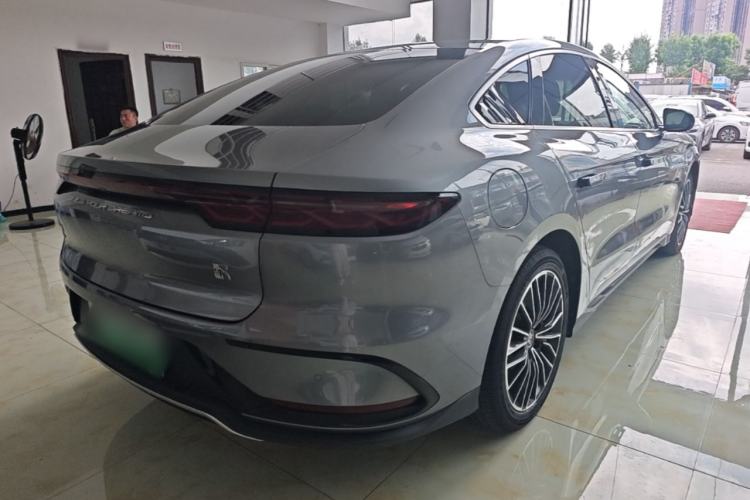 Used BYD Han 2022 DM-i 121KM Prestige Model Rear Right 45 Deg