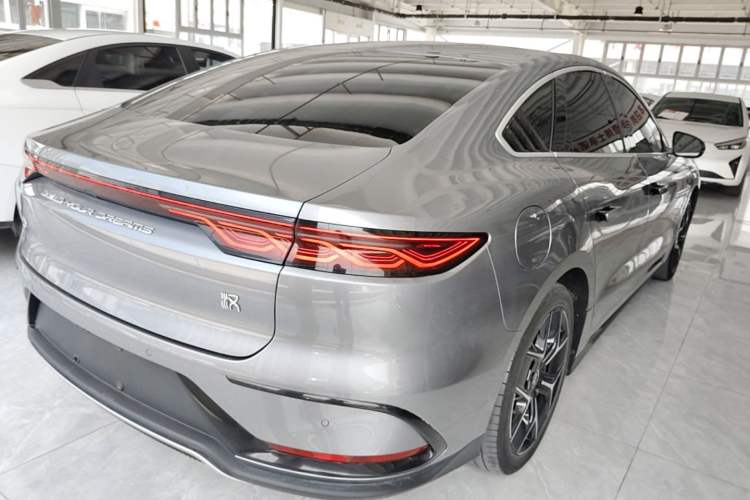 Used BYD Han 2022 EV Genesis Edition 715KM Front-Wheel-Drive Prestige Model Rear Right 45 Deg
