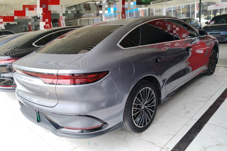 Used BYD Han 2022 DM-i 121KM Luxury Model Rear Right 45 Deg