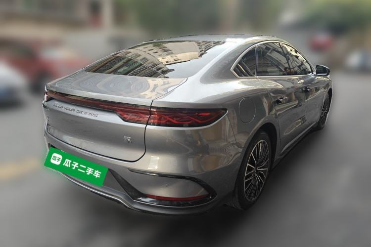 Used BYD Han 2022 DM-i 121KM Luxury Model Rear Right 45 Deg