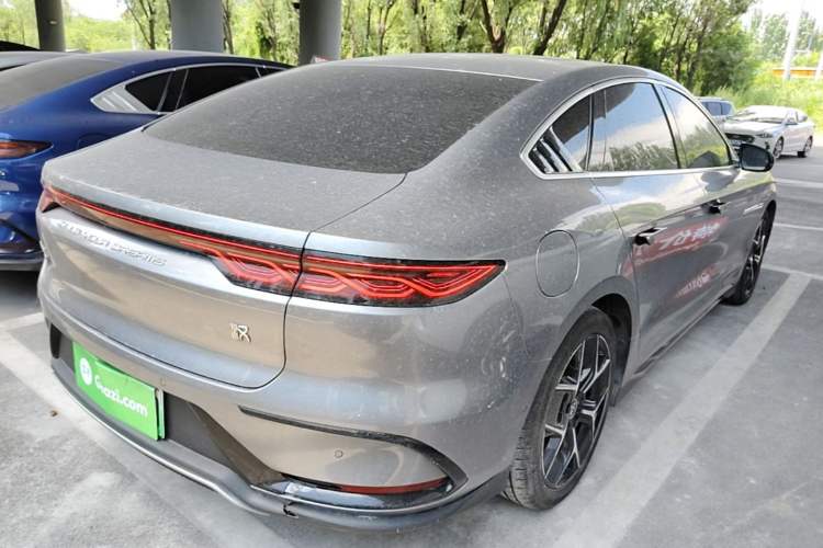 Used BYD Han 2022 EV Genesis Edition 715 km Front-Wheel-Drive Flagship Model Rear Right 45 Deg