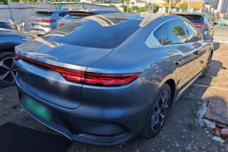 Used BYD Han 2022 EV Genesis Edition 715KM Front-Wheel-Drive Prestige Model Rear Right 45 Deg
