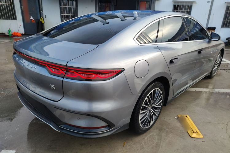 Used BYD Han 2022 DM-i 121KM Prestige Model Rear Right 45 Deg
