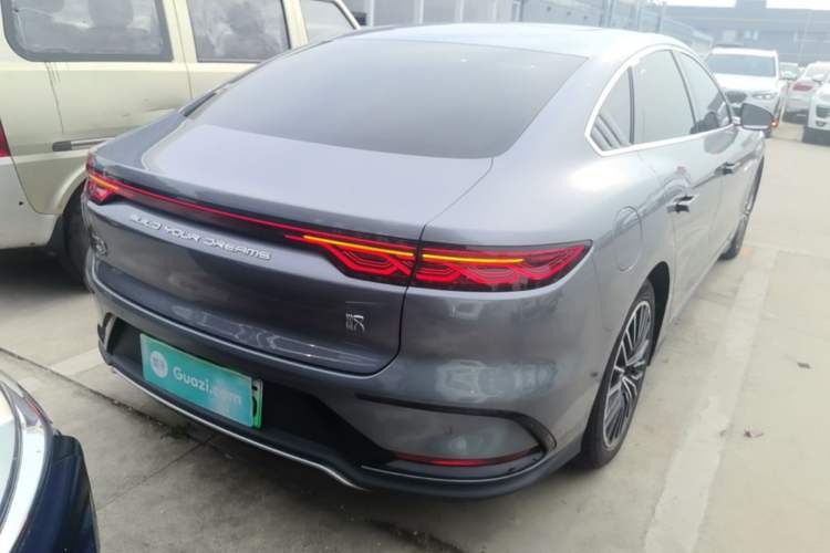 Used BYD Han 2022 DM-i 121KM Prestige Model Rear Right 45 Deg