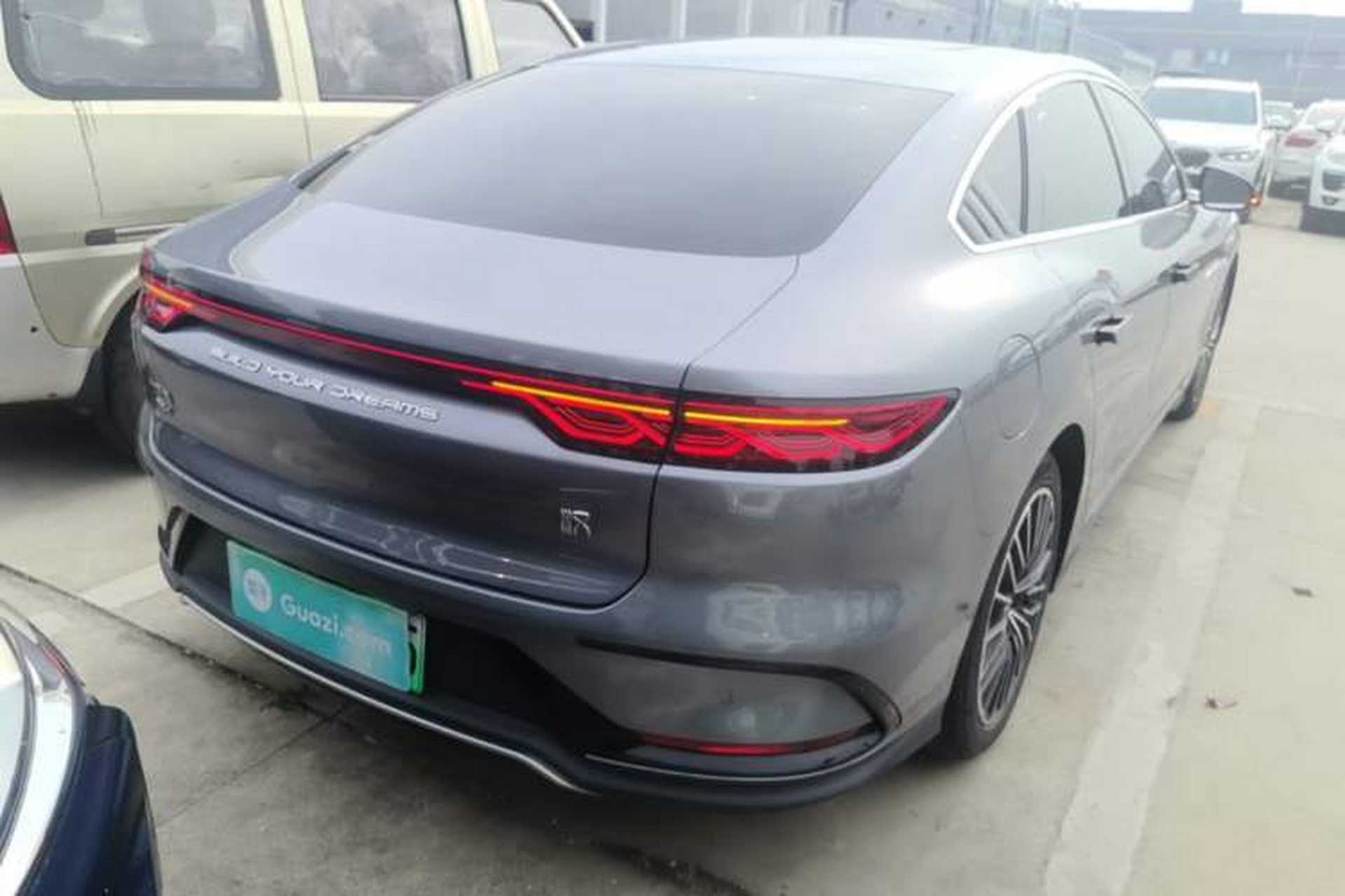 Used BYD Han 2022 DM-i 121KM Prestige Model Rear Right 45 Deg