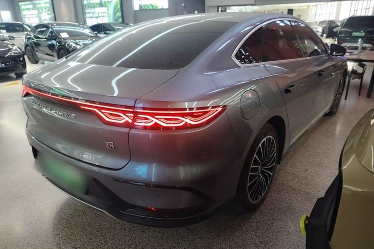 Used BYD Han 2022 DM-i 121KM Luxury Model Rear Right 45 Deg