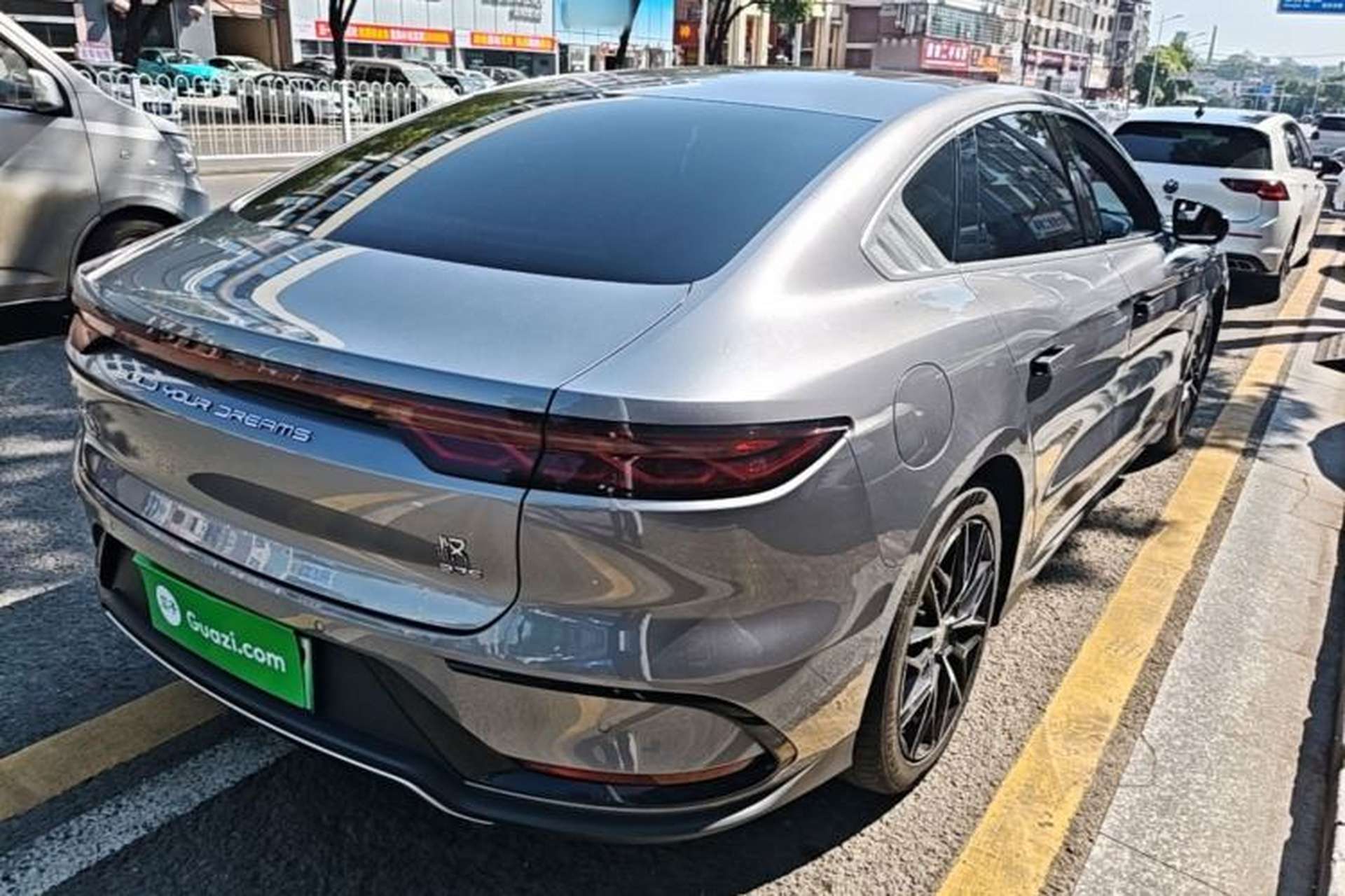 Used BYD Han 2022 DM-p 202km Four-Wheel Drive Flagship Model Rear Right 45 Deg