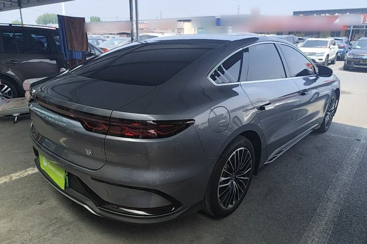 Used BYD Han 2022 DM-i 121KM Prestige Model Rear Right 45 Deg