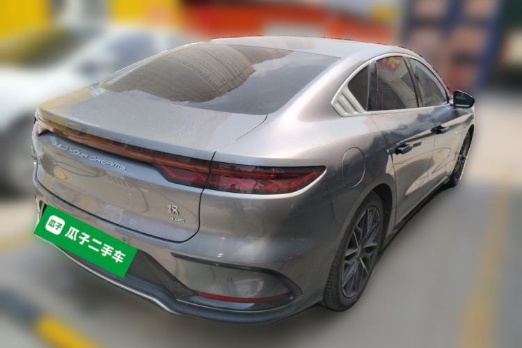 Used BYD Han 2022 EV Genesis Edition 610KM All-Wheel Drive Premium Model Rear Right 45 Deg