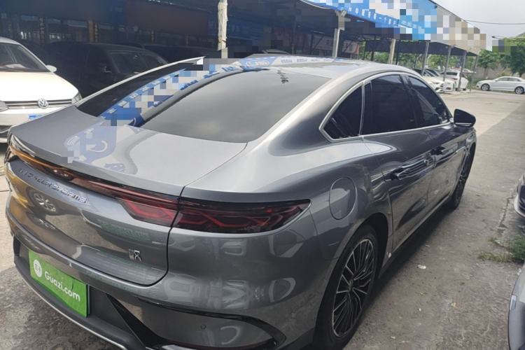 Used BYD Han 2022 DM-i 121KM Luxury Model Rear Right 45 Deg
