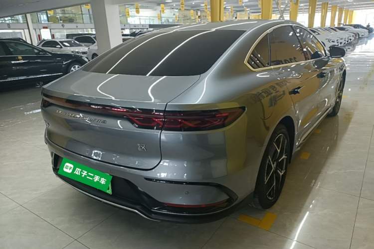 Used BYD Han 2022 EV Genesis Edition 715KM Front-Wheel-Drive Prestige Model Rear Right 45 Deg