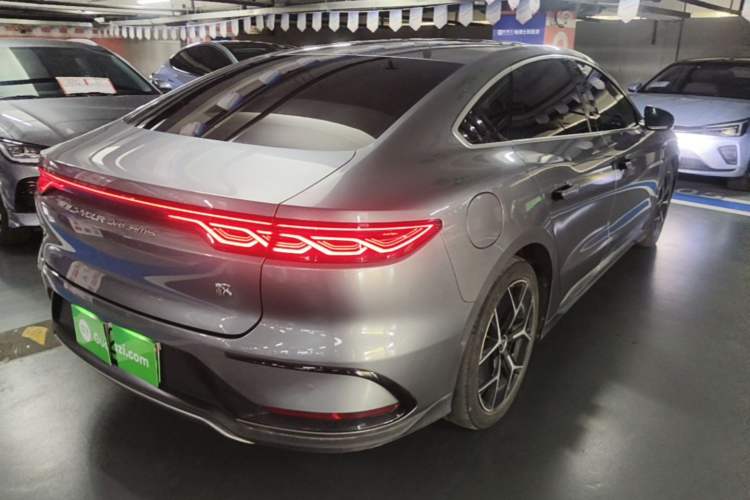 Used BYD Han 2022 EV Genesis Edition 715 km Front-Wheel-Drive Flagship Model Rear Right 45 Deg