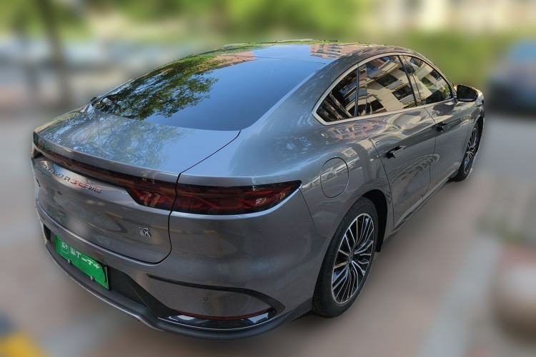 Used BYD Han 2022 DM-i 121KM Luxury Model Rear Right 45 Deg