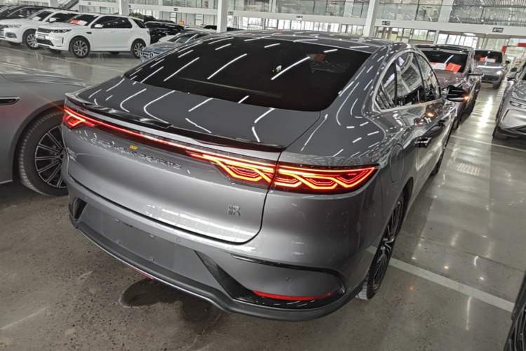 Used BYD Han 2022 DM-i 121KM Prestige Model Rear Right 45 Deg