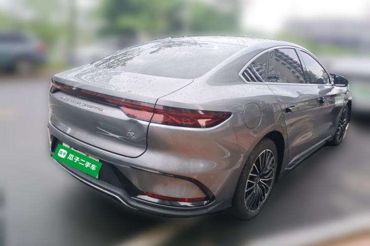 Used BYD Han 2022 DM-i 121KM Prestige Model Rear Right 45 Deg