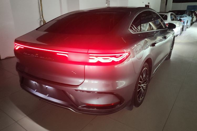 Used BYD Han 2022 DM-i 121KM Luxury Model Rear Right 45 Deg