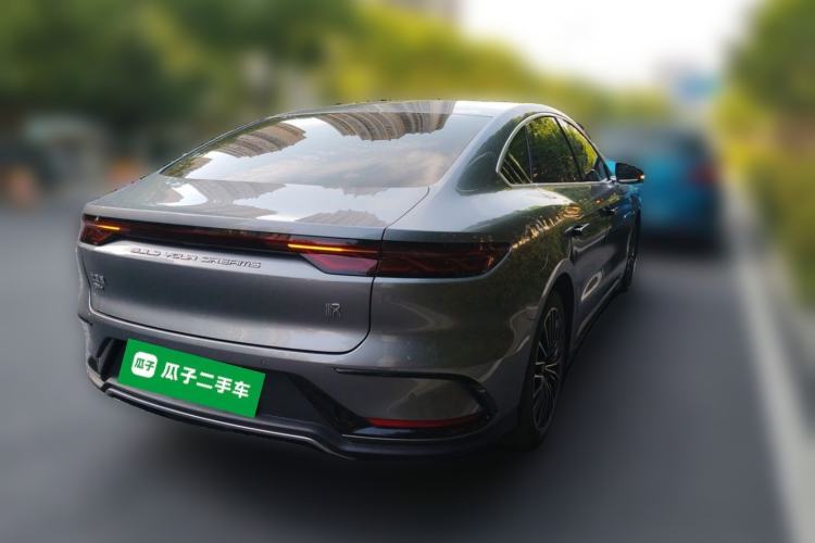 Used BYD Han 2022 DM-i 121KM Luxury Model Rear Right 45 Deg
