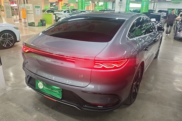 Used BYD Han 2022 EV Genesis Edition 715KM Front-Wheel-Drive Prestige Model Rear Right 45 Deg