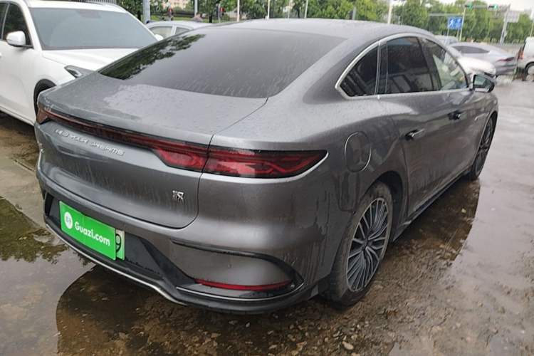 Used BYD Han 2022 DM-i 121KM Luxury Model Rear Right 45 Deg