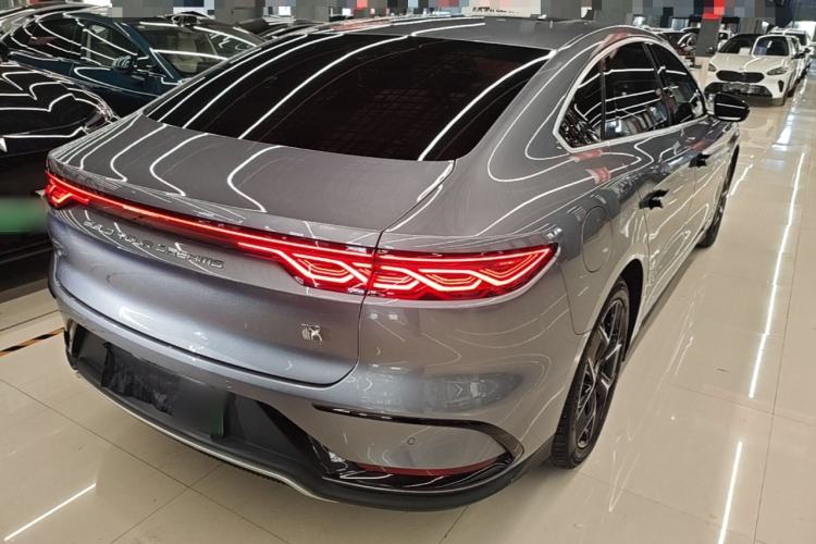 Used BYD Han 2022 EV Genesis Edition 715KM Front-Wheel-Drive Prestige Model Rear Right 45 Deg