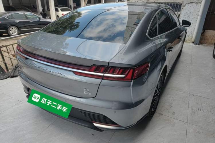 Used BYD Han 2022 EV Genesis Edition 715KM Front-Wheel-Drive Prestige Model Rear Right 45 Deg