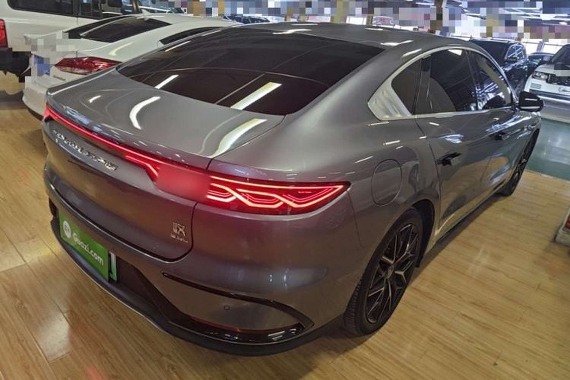 Used BYD Han 2022 EV Genesis Edition 610KM All-Wheel Drive Premium Model Rear Right 45 Deg