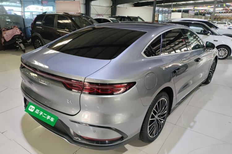 Used BYD Han 2022 DM-i 121KM Luxury Model Rear Right 45 Deg