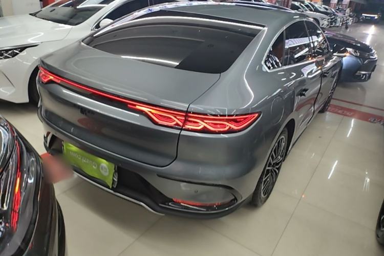 Used BYD Han 2022 DM-i 121KM Prestige Model Rear Right 45 Deg