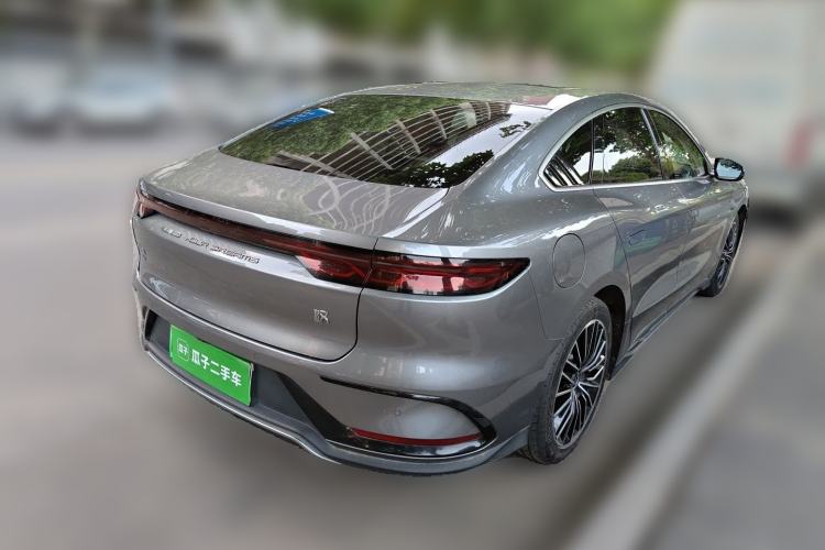 Used BYD Han 2022 DM-i 121KM Luxury Model Rear Right 45 Deg