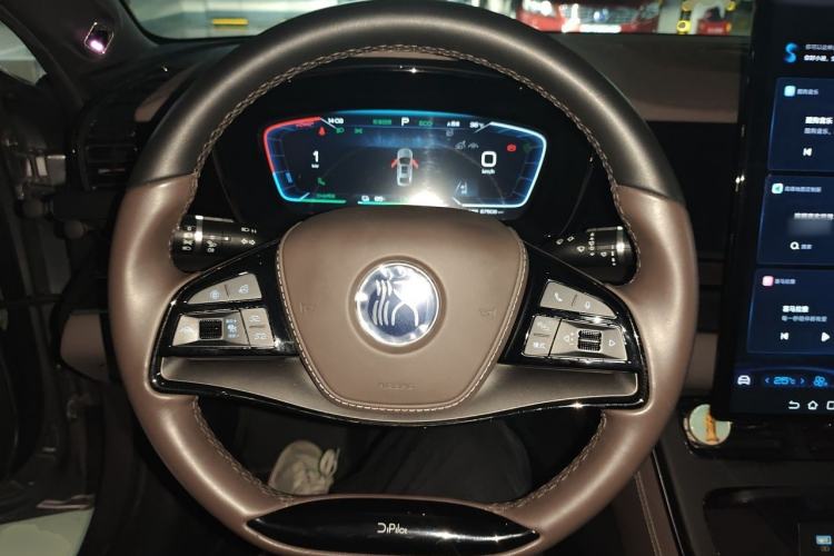 Used BYD Han 2022 EV Genesis Edition 715 km Front-Wheel-Drive Flagship Model Steering Wheel