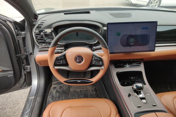 Used BYD Han 2022 EV Genesis Edition 610KM All-Wheel Drive Premium Model Steering Wheel