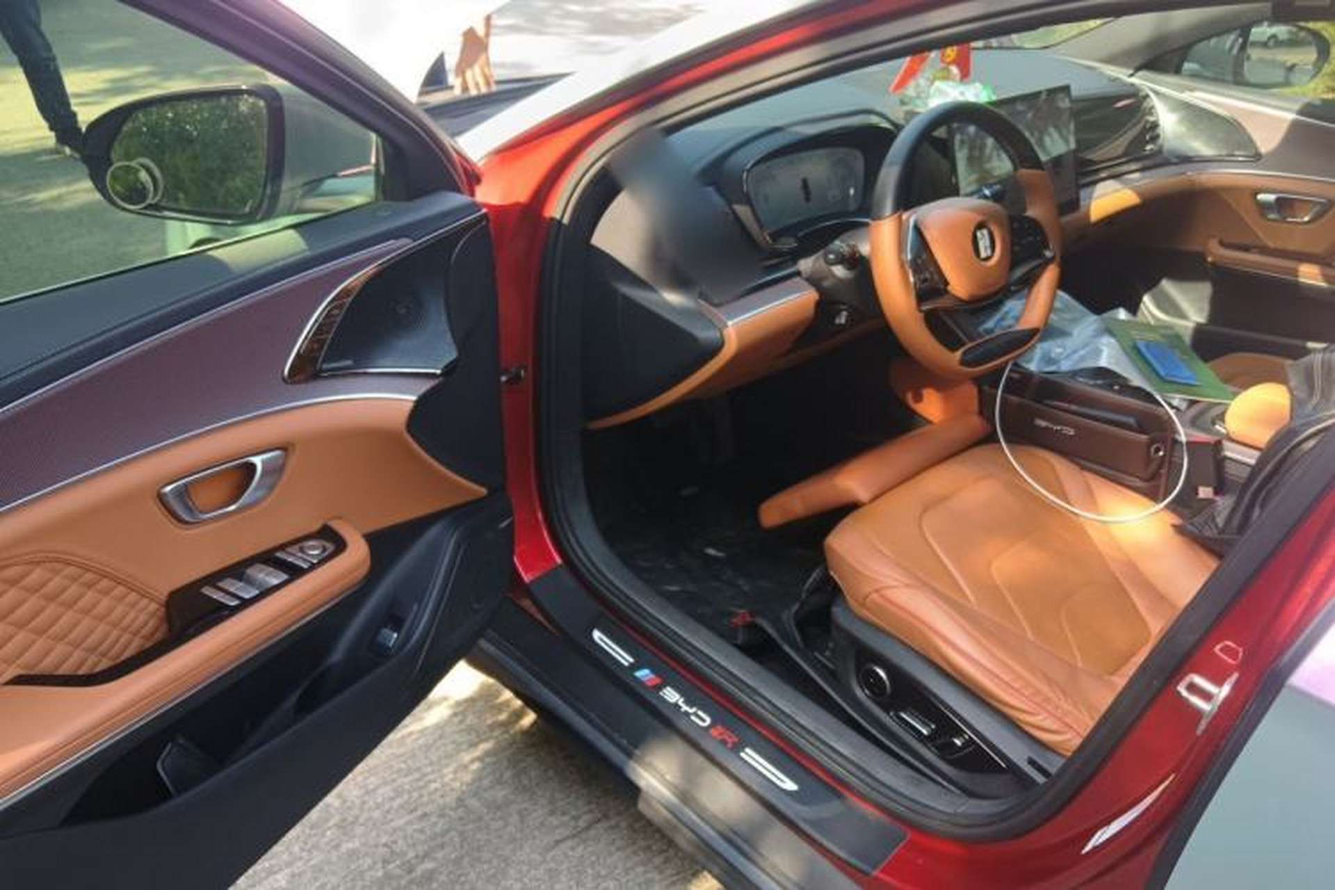 Used BYD Han 2022 EV Genesis Edition 610KM All-Wheel Drive Premium Model Driver Seat