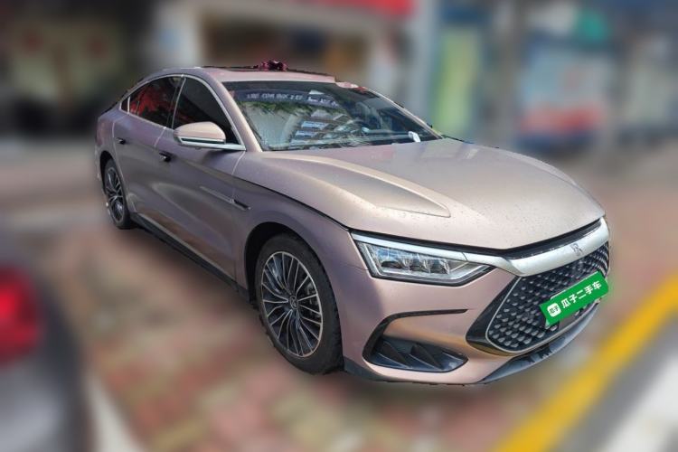 Used BYD Han 2022 DM-i 121KM Luxury Model Front Right 45 Deg