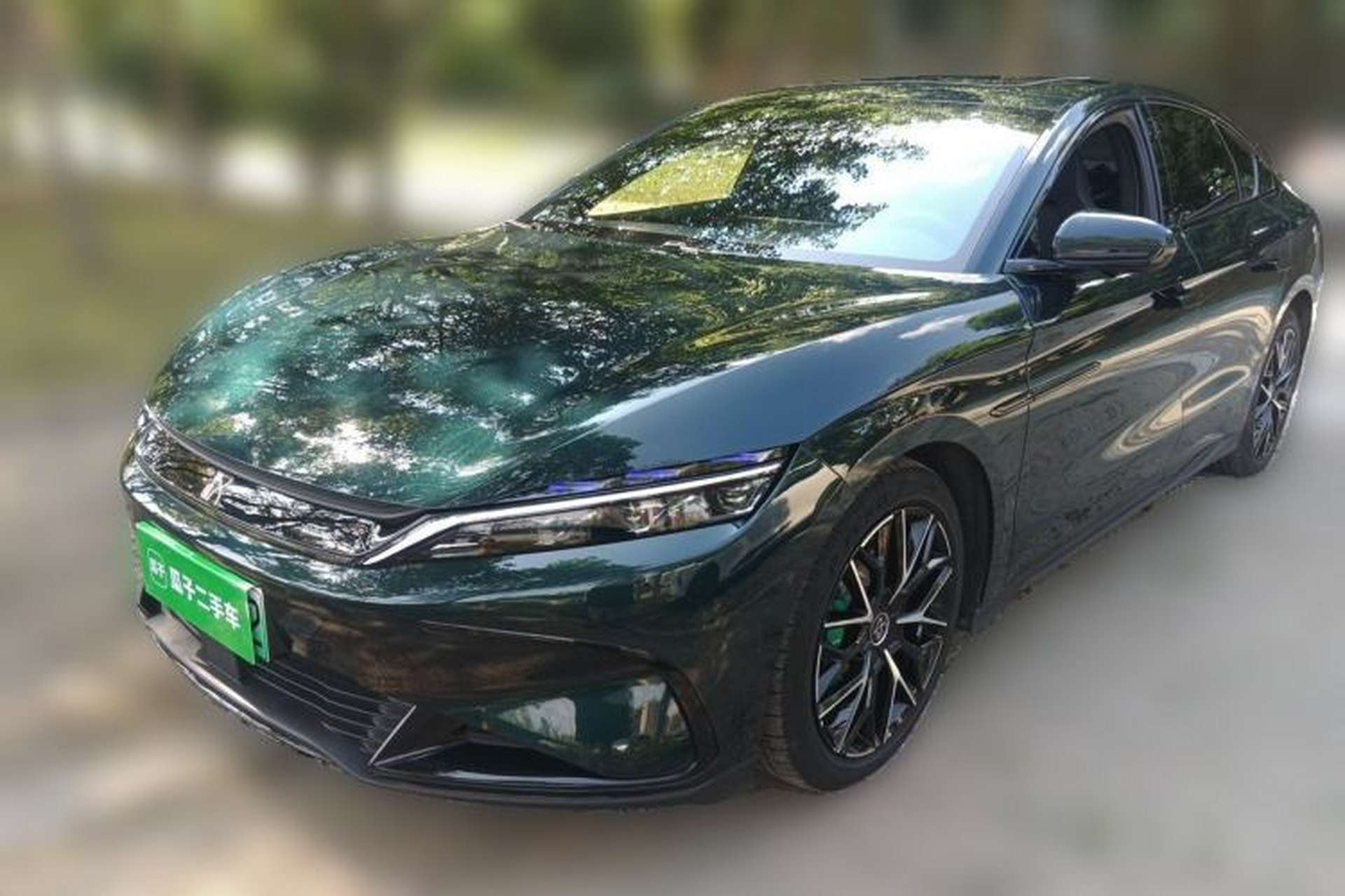 Used BYD Han 2022 EV 610 km All-Wheel-Drive Qianshan Cui Limited Edition Front Left 45 Deg